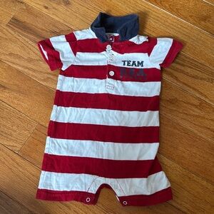 Team USA 9-12 month one piece outfit